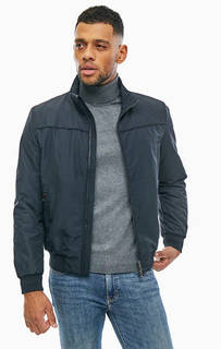 Синяя демисезонная куртка бомбер Geox