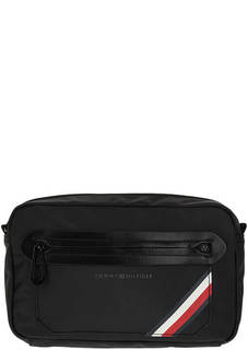 Текстильная поясная сумка черного цвета Tommy Hilfiger