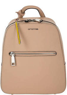 Сумка-рюкзак бежевого цвета из сафьяновой кожи Cromia