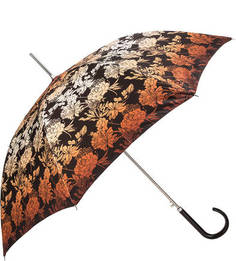 Зонт-трость с цветочным принтом с куполом из сатина Doppler