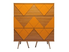 Комод lady woo (woodi) оранжевый 80x97x50 см.