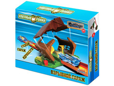 Автотрек База игрушек Улетные гонки Взрывной гараж 4660007763900