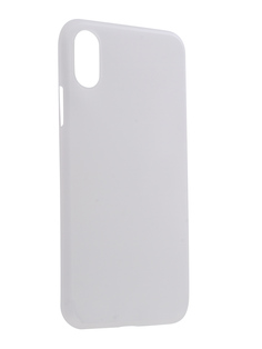 Аксессуар Чехол Gurdini Ultra Slim 0.1mm для APPLE iPhone X/XS 5.8 White 907306
