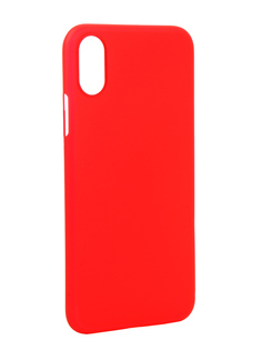 Аксессуар Чехол Gurdini Ultra Slim 0.1mm для APPLE iPhone X/XS 5.8 Red 907307
