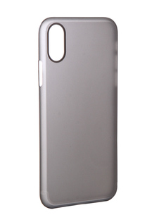 Аксессуар Чехол Gurdini Ultra Slim 0.1mm для APPLE iPhone X/XS 5.8 Grey 907309