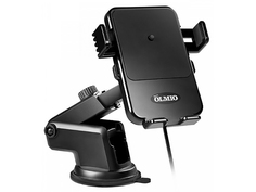 Держатель Olmio с беспроводной зарядкой QI Black ПР038848