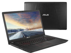 Ноутбук ASUS ROG FX753VD-GC171 Black 90NB0DM3-M09900 (Intel Core i5-7300HQ 2.5 GHz/8192Mb/1000Gb+128Gb SSD/nVidia GeForce GTX 1050 2048Mb/Wi-Fi/Cam/17.3/1920x1080/DOS)