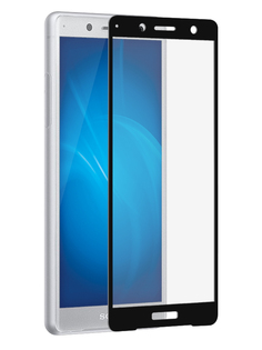 Аксессуар Защитное стекло для Sony Xperia XZ2 Compact DF Fullscreen xColor-13 Black Frame