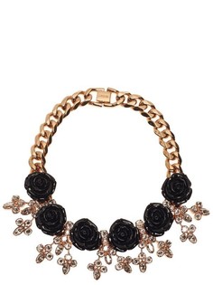 Колье из латуни с кристаллами Swarovski Mawi