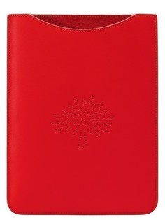 Кожаный чехол для iPad с логотипом бренда Mulberry