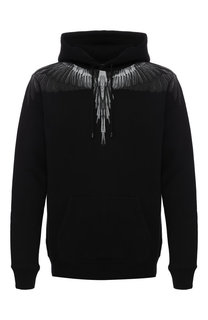 Хлопковое худи с принтом Marcelo Burlon