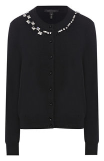 Шерстяной кардиган с декоративной отделкой Marc Jacobs