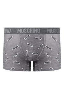 Хлопковые боксеры с широкой резинкой Moschino