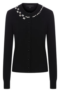 Шерстяной кардиган с декоративной отделкой Marc Jacobs