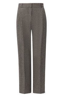 Укороченные шерстяные брюки со стрелками The Row