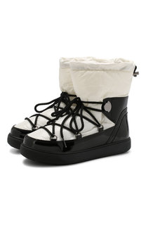 Утепленные ботинки Ynnaf на шнуровке Moncler
