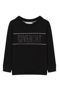 Хлопковый свитшот с логотипом бренда Givenchy