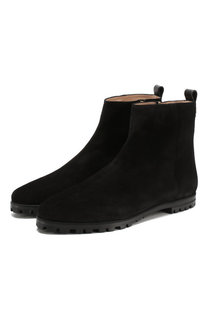 Однотонные замшевые ботинки Riley Stuart Weitzman