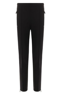 Брюки прямого кроя из вискозы Moncler