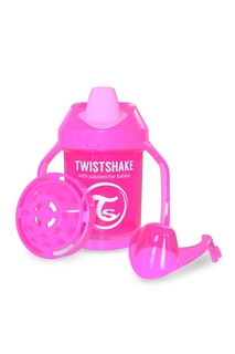 Поильник розовый Twistshake Mini Cup