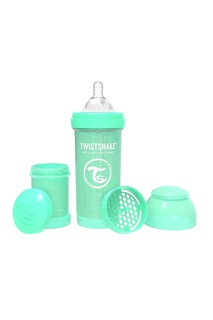Антиколиковая зеленая бутылочка Twistshake для кормления, 260 мл