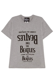 Серая футболка Beatles CDG Comme Des Garcons Play