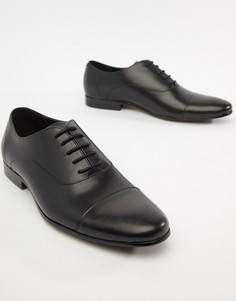 Оксфордские туфли из черной кожи Office Flounder - Черный