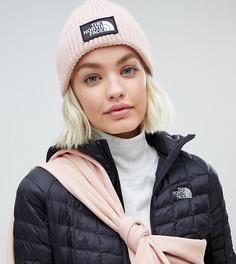 Розовая шапка-бини с логотипом The North Face - Розовый