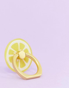 Подставка-кольцо с дизайном лимон Typo - Мульти