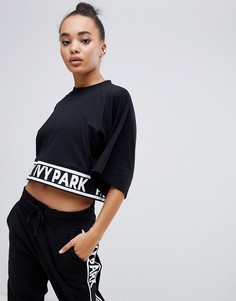 Трикотажная футболка с логотипом Ivy Park - Черный