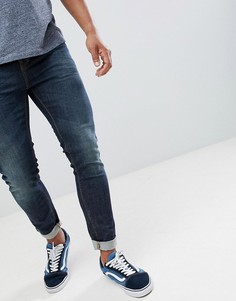 Выбеленные джинсы скинни United Colors of Benetton - Синий