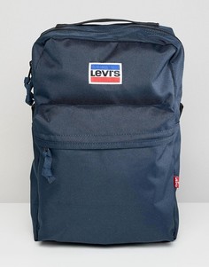 Мини-рюкзак с логотипом в стиле ретро Levis - Темно-синий