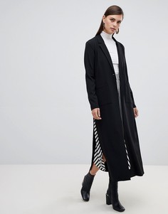 Удлиненное пальто с одной пуговицей Unique 21 - Черный Unique21