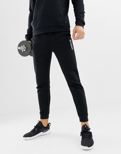 Джоггеры с манжетами и логотипом Calvin Klein Performance - Черный