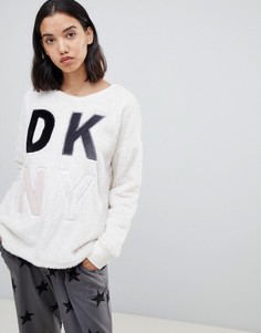 Лонгслив с логотипом DKNY - Белый