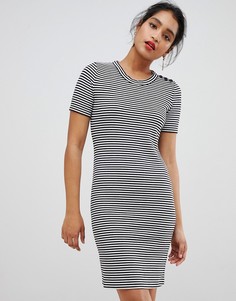 Платье-футболка в полоску J.Crew Mercantile - Мульти