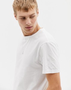 Белая выбеленная футболка с круглым вырезом J.Crew Mercantile - Белый