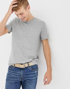 Серая меланжевая выбеленная футболка с круглым вырезом J.Crew Mercantile - Серый