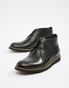 Черные кожаные ботинки со шнуровкой Original Penguin - Черный