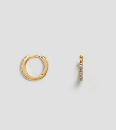 Декорированные серьги-кольца Estella Bartlett - Золотой