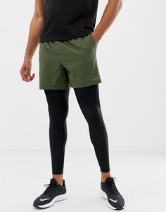 Шорты средней длины цвета хаки ASOS 4505 - Зеленый