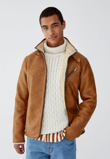 Куртка кожаная Pull&Bear Pull&;Bear
