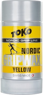Мазь для лыж TOKO Nordic GripWax Yellow, размер Без размера