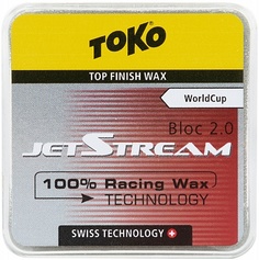 Порошок фторуглеродный для беговых лыж TOKO JetStream Bloc 2.0 red, размер Без размера