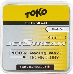 Порошок фторуглеродный для беговых лыж TOKO JetStream Bloc 2.0 yellow, размер Без размера