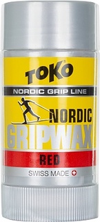Мазь для лыж TOKO Nordic GripWax Red, размер Без размера