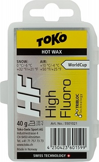 Мазь скольжения TOKO HF Hot Wax yellow, размер Без размера