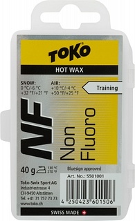 Мазь скольжения TOKO NF Hot Wax yellow, размер Без размера