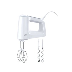 Миксер BRAUN HM3000, ручной, белый [0x22211006]