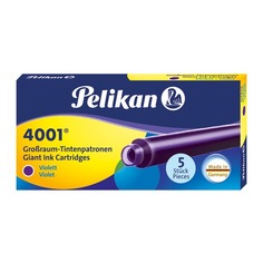 Картридж Pelikan Giant GTP/5 (PL310664) фиолетовые чернила для ручек перьевых (5шт) Пеликан